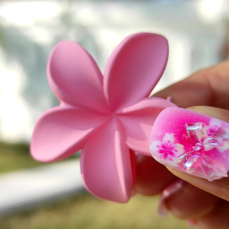 Hawaiian Flower Hair Claw