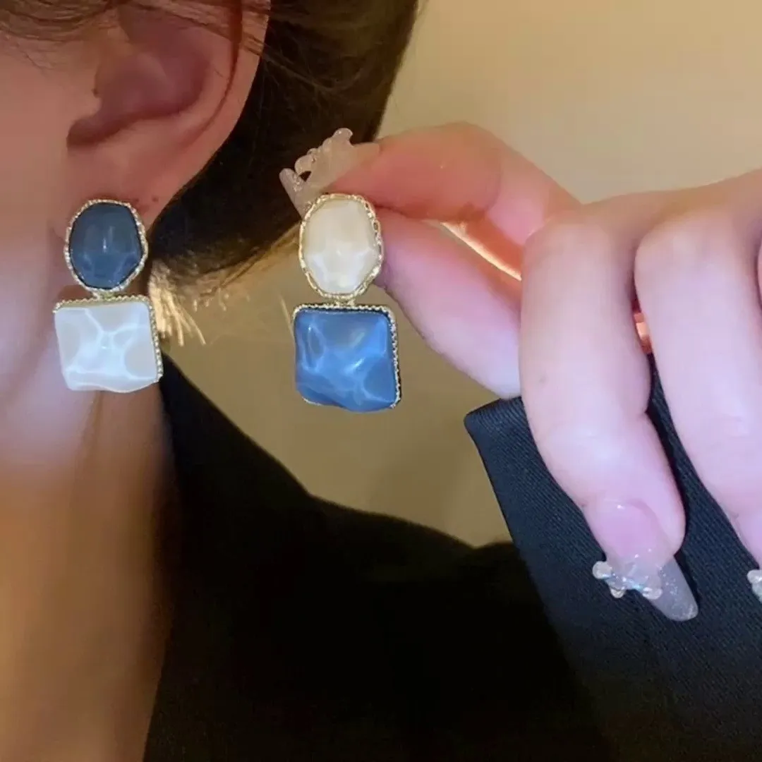 Aqua Aura Earrings