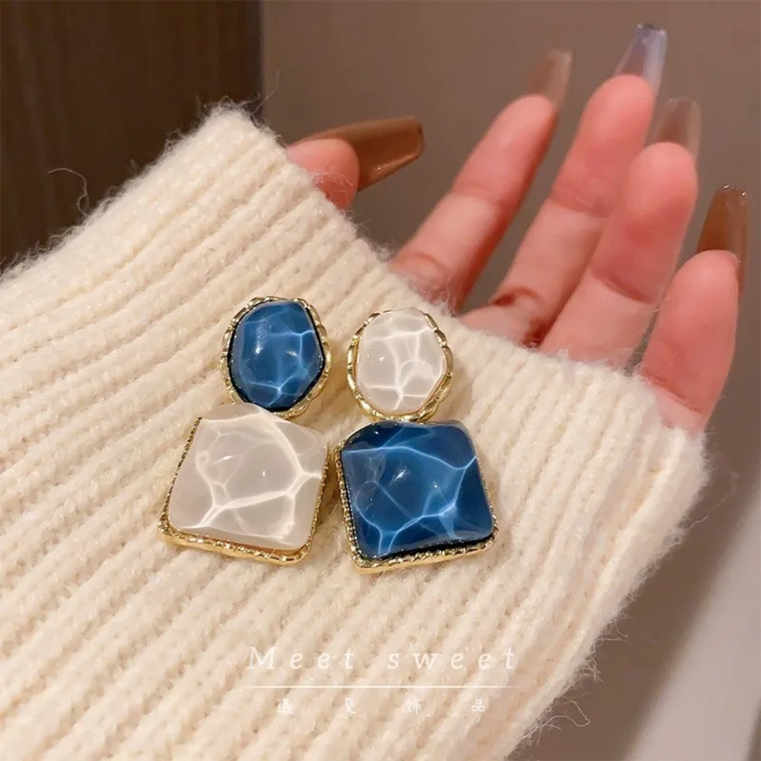 Aqua Aura Earrings