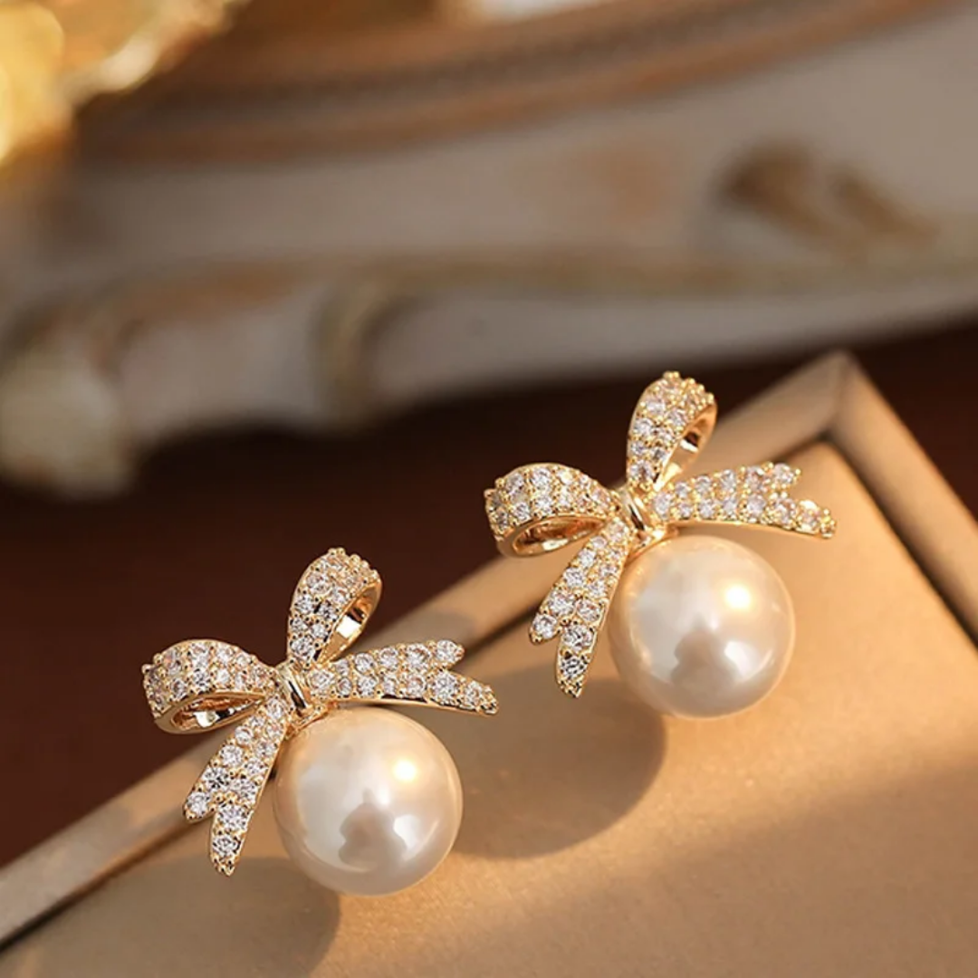 Pearl Knot Earrings