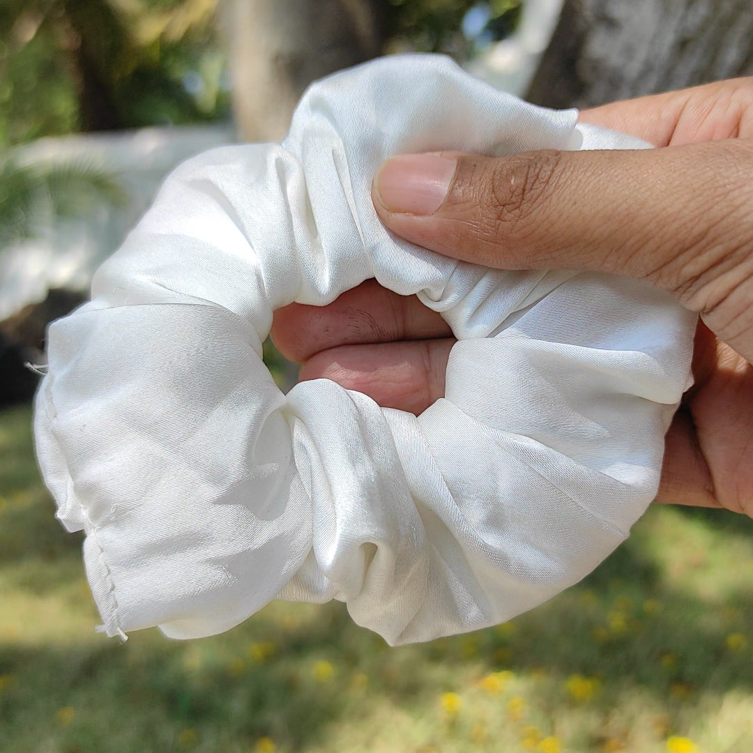 Chunky Satin Scrunchies