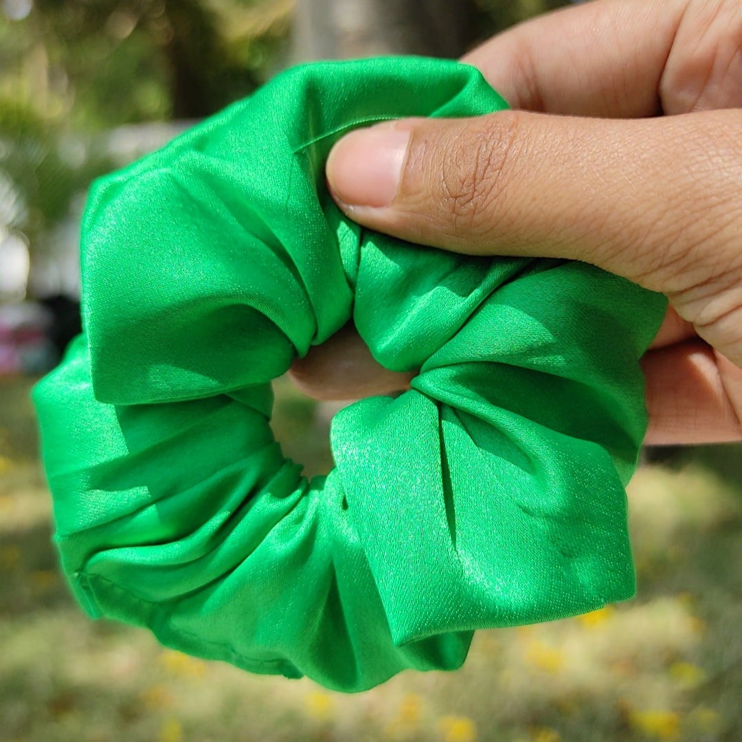 Chunky Satin Scrunchies