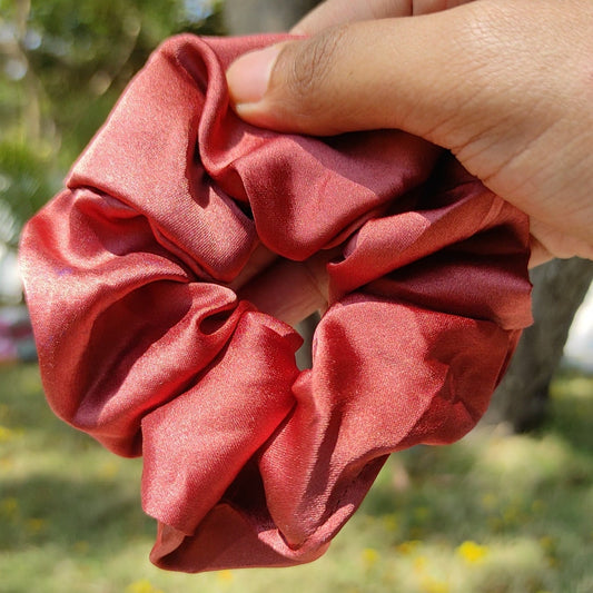 Chunky Satin Scrunchies