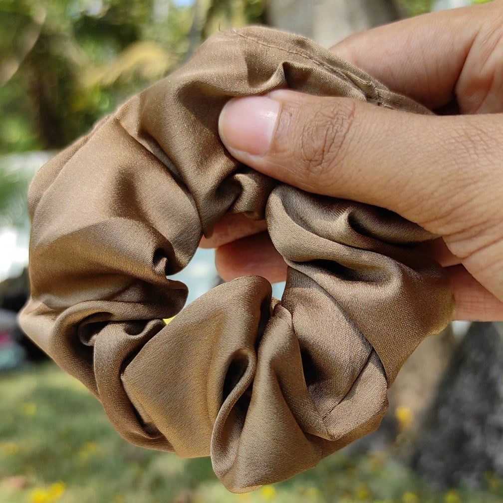 Chunky Satin Scrunchies