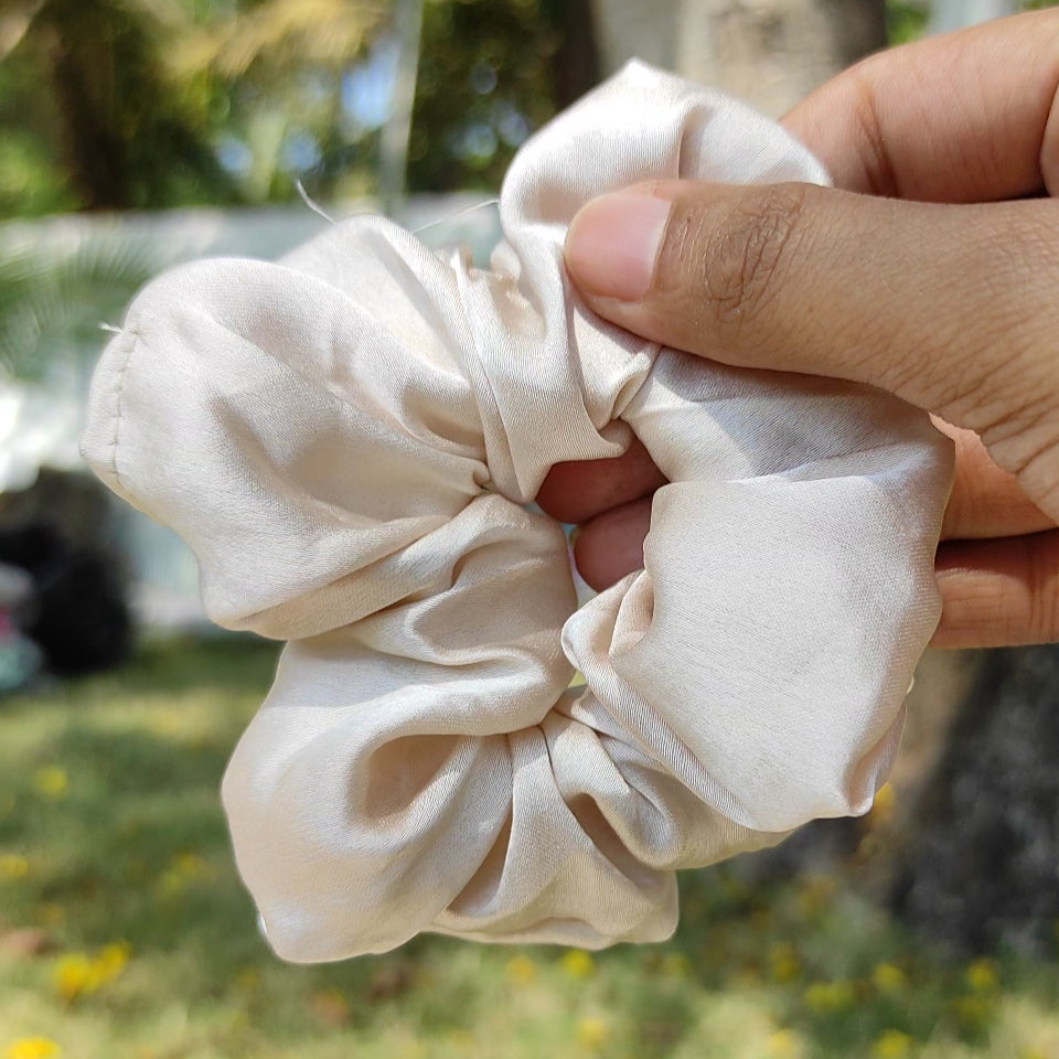 Chunky Satin Scrunchies